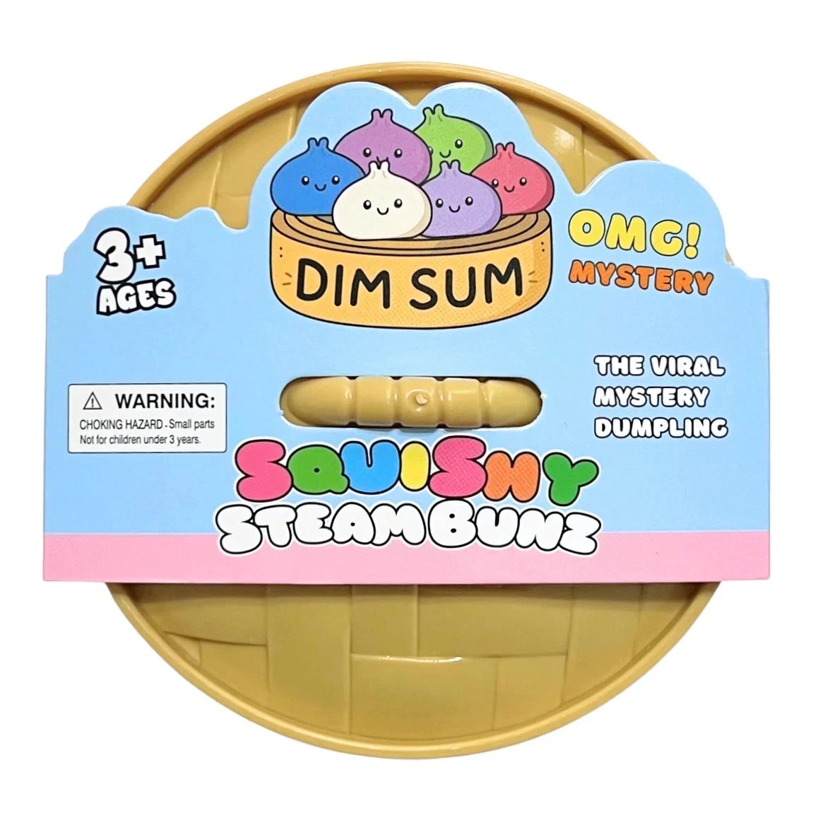 Dim Sum Mystery Dumpling Glitter Gel Squeeze Ball
